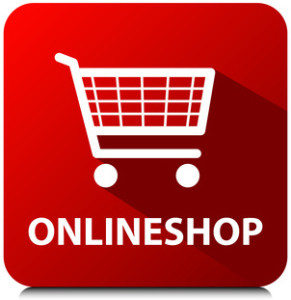 Onlineshop Button Rot
